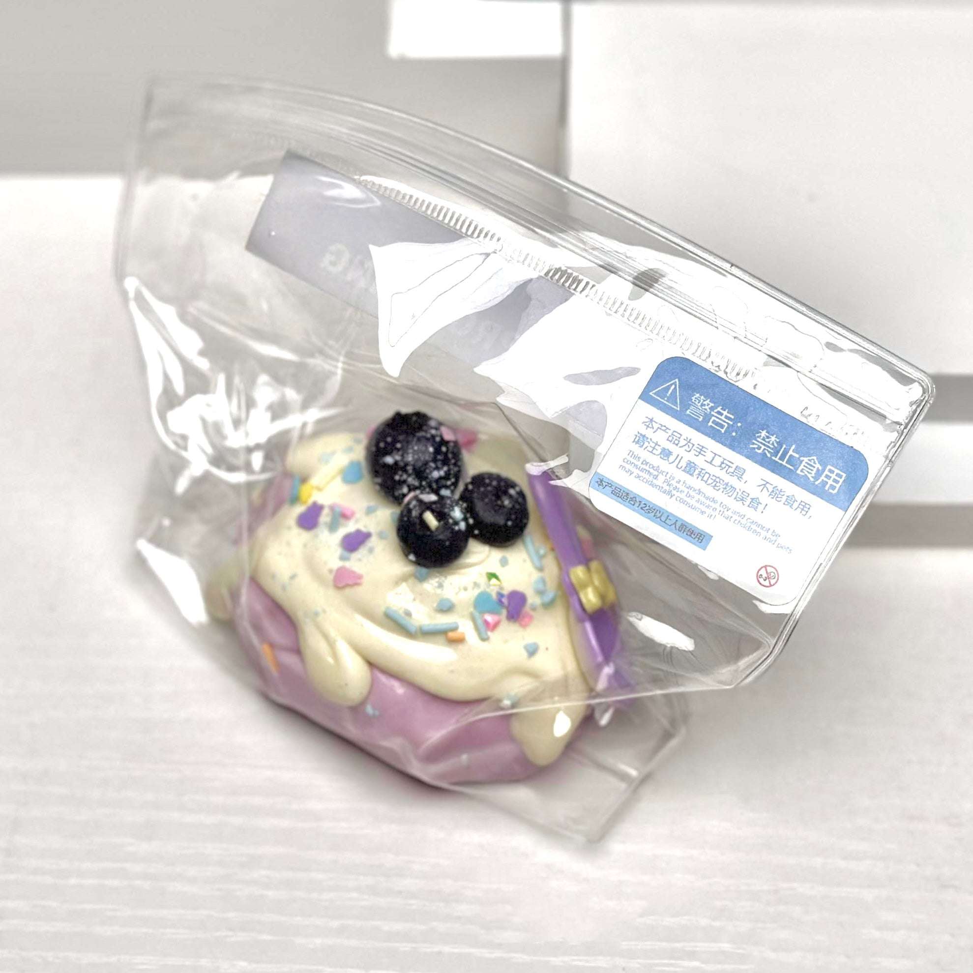 Blueberry Big Milk Shell Squishy