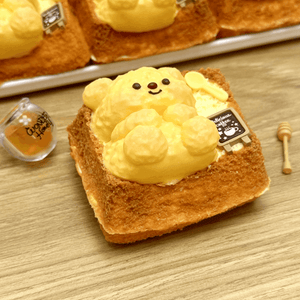 Butter Bear Toast Squishy
