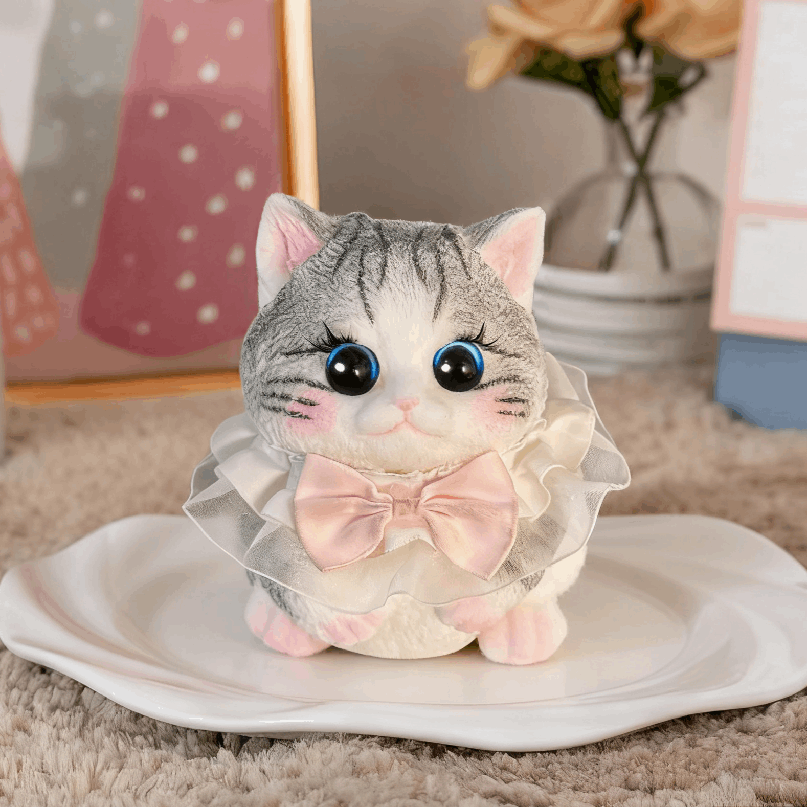 Calico American Shorthair Cat Squishy