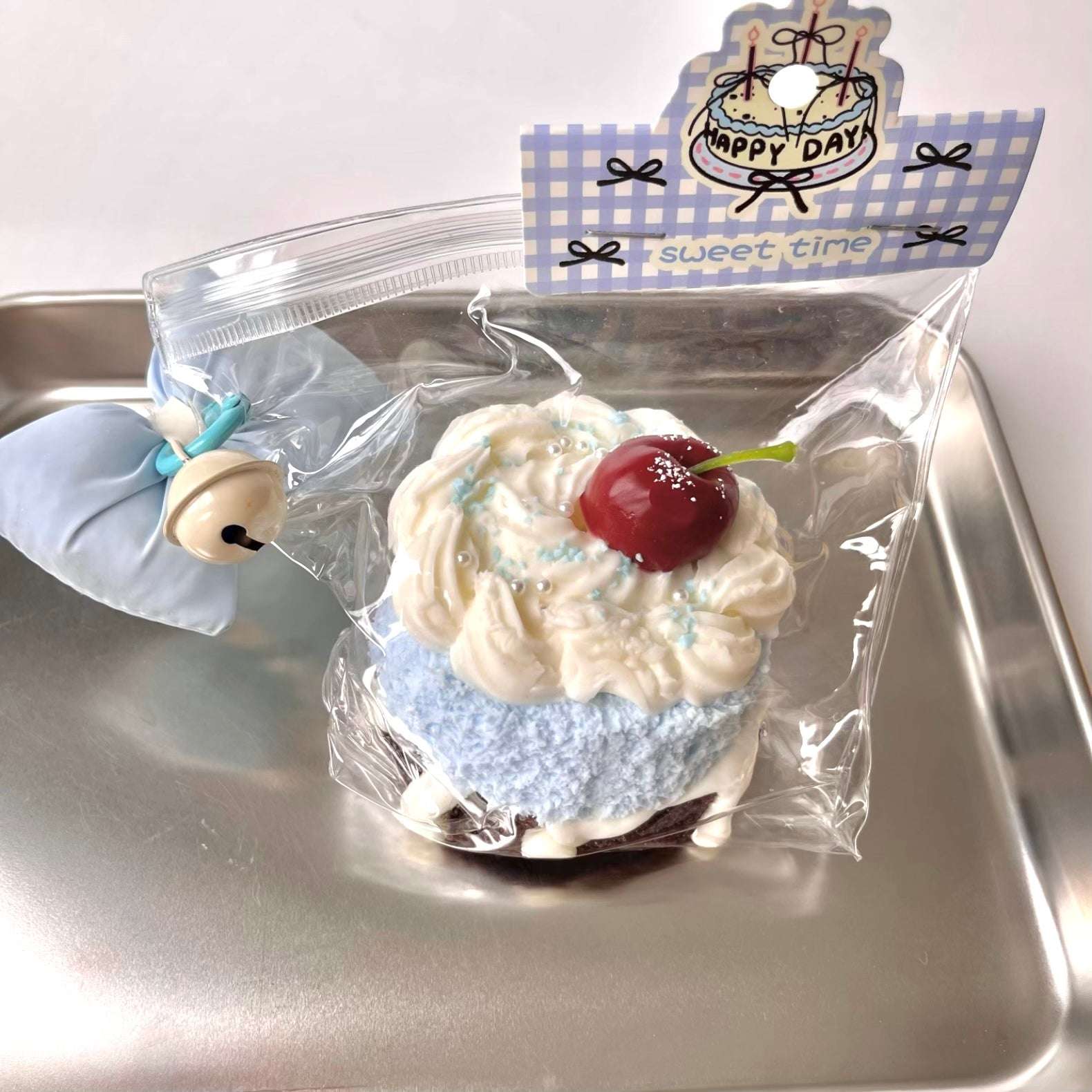 Cherry Sea Salt Cake Squishy