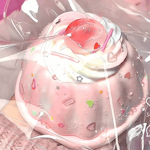 Cherry Cream Pudding Squishy
