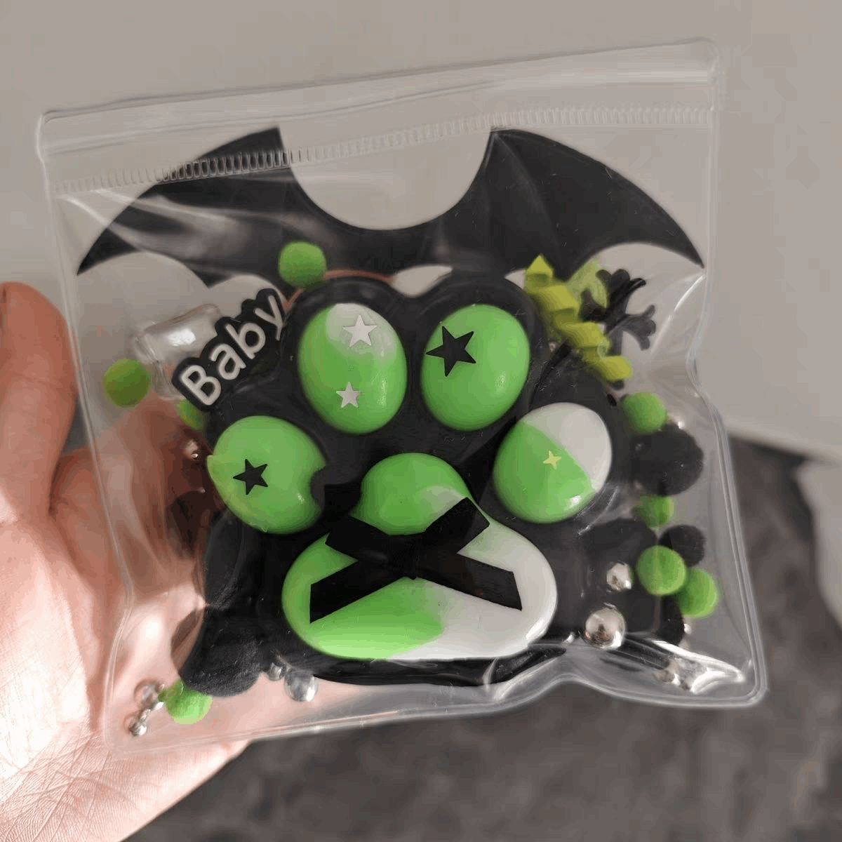 Dark Night Little Demon Cat Paw Squishy