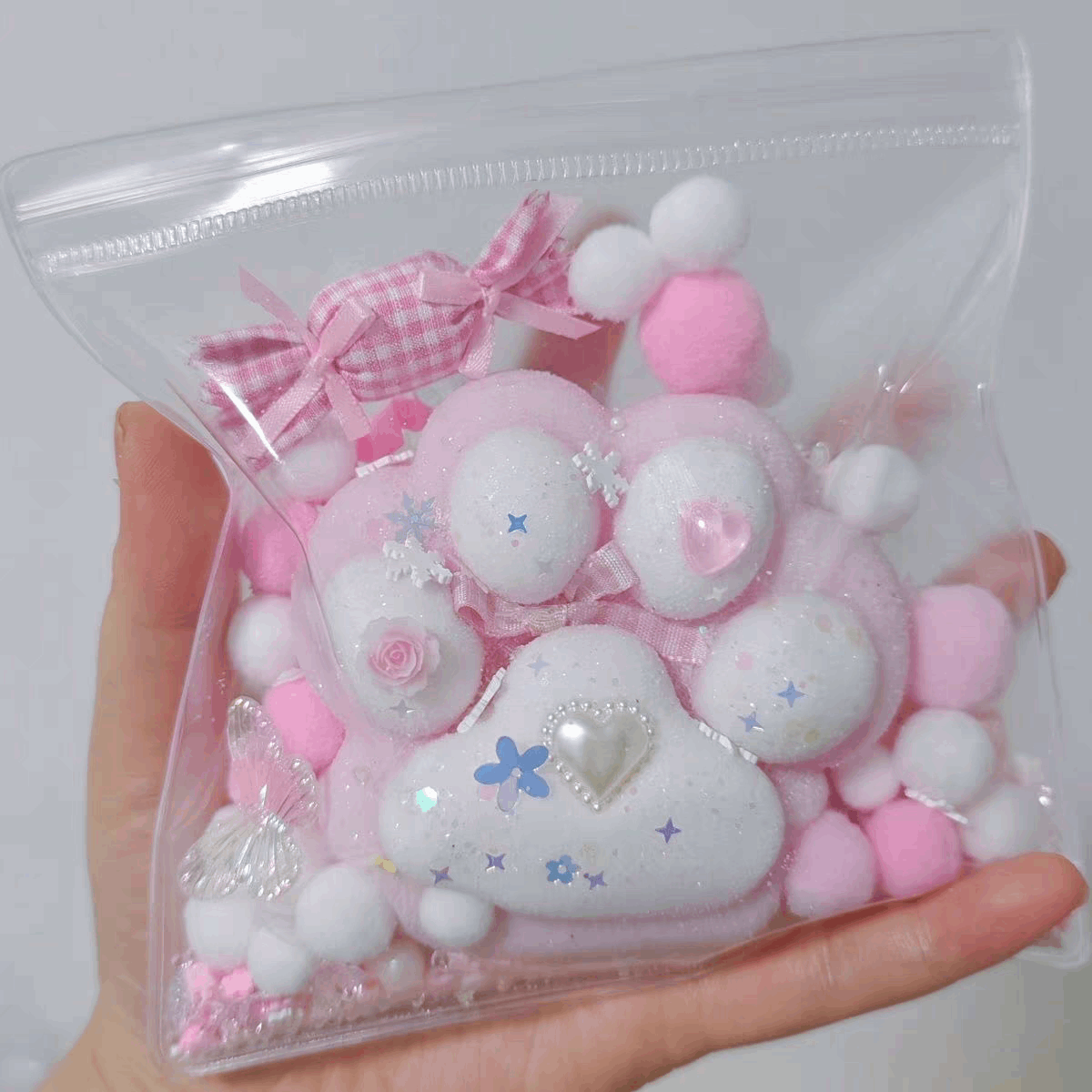 Heart-Shaped Candy Cat Paw Squishy