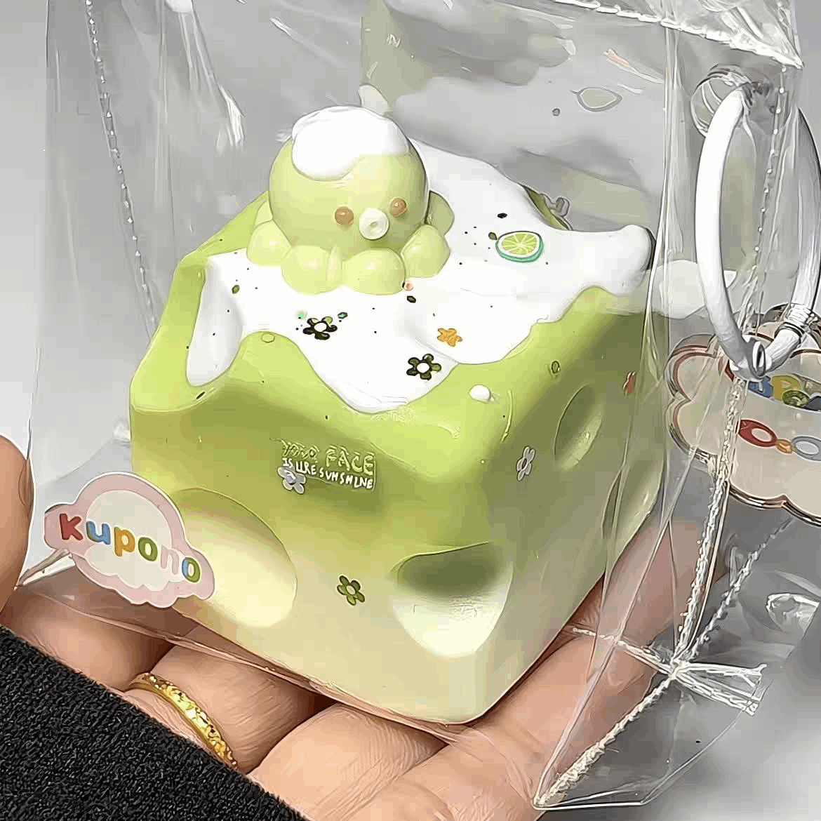 Matcha Octopus Cheese Squishy