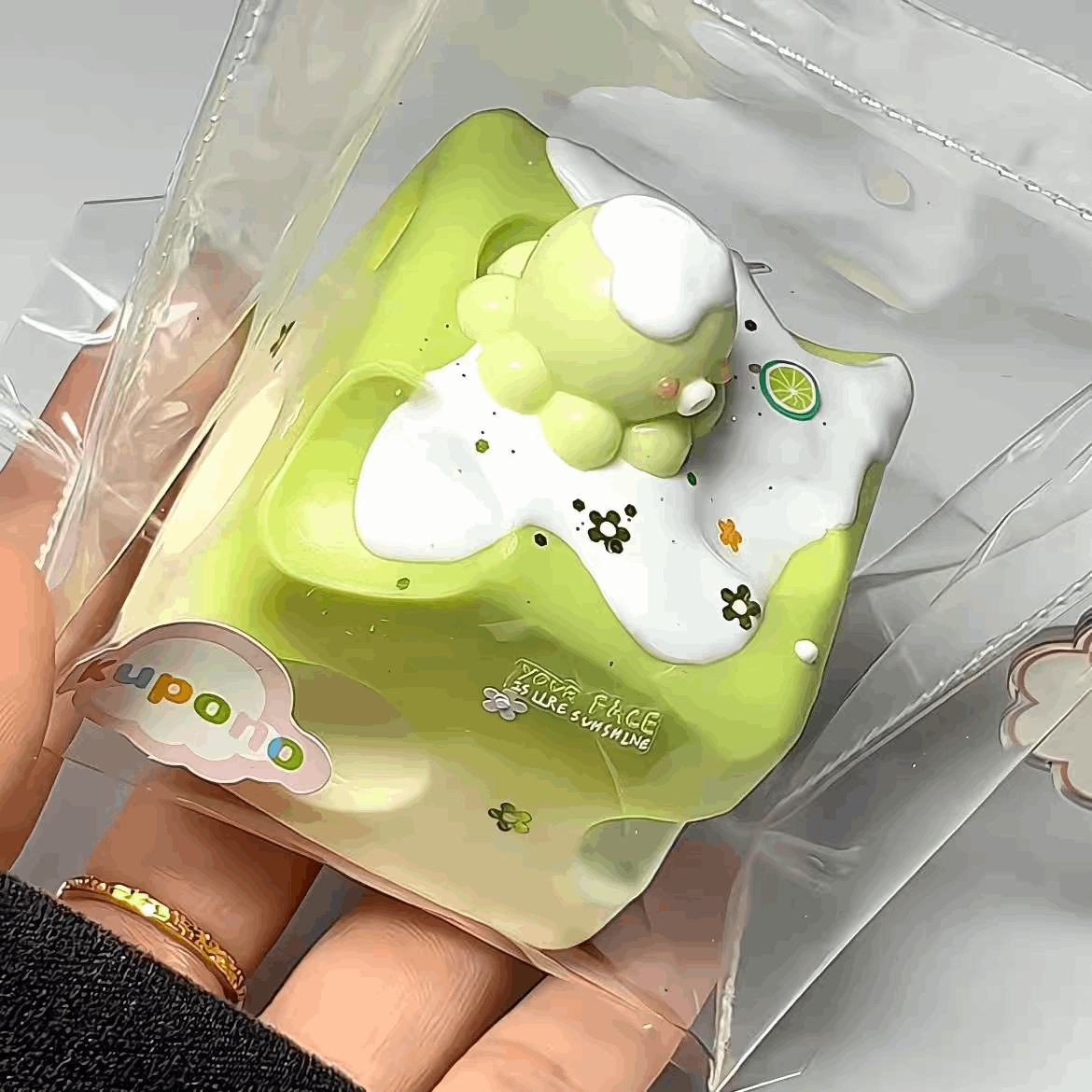 Matcha Octopus Cheese Squishy
