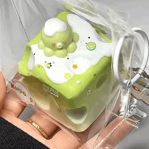 Matcha Octopus Cheese Squishy