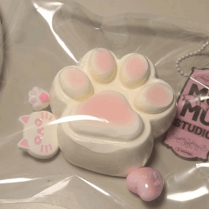Pink and Tender Cat Paw Squishy