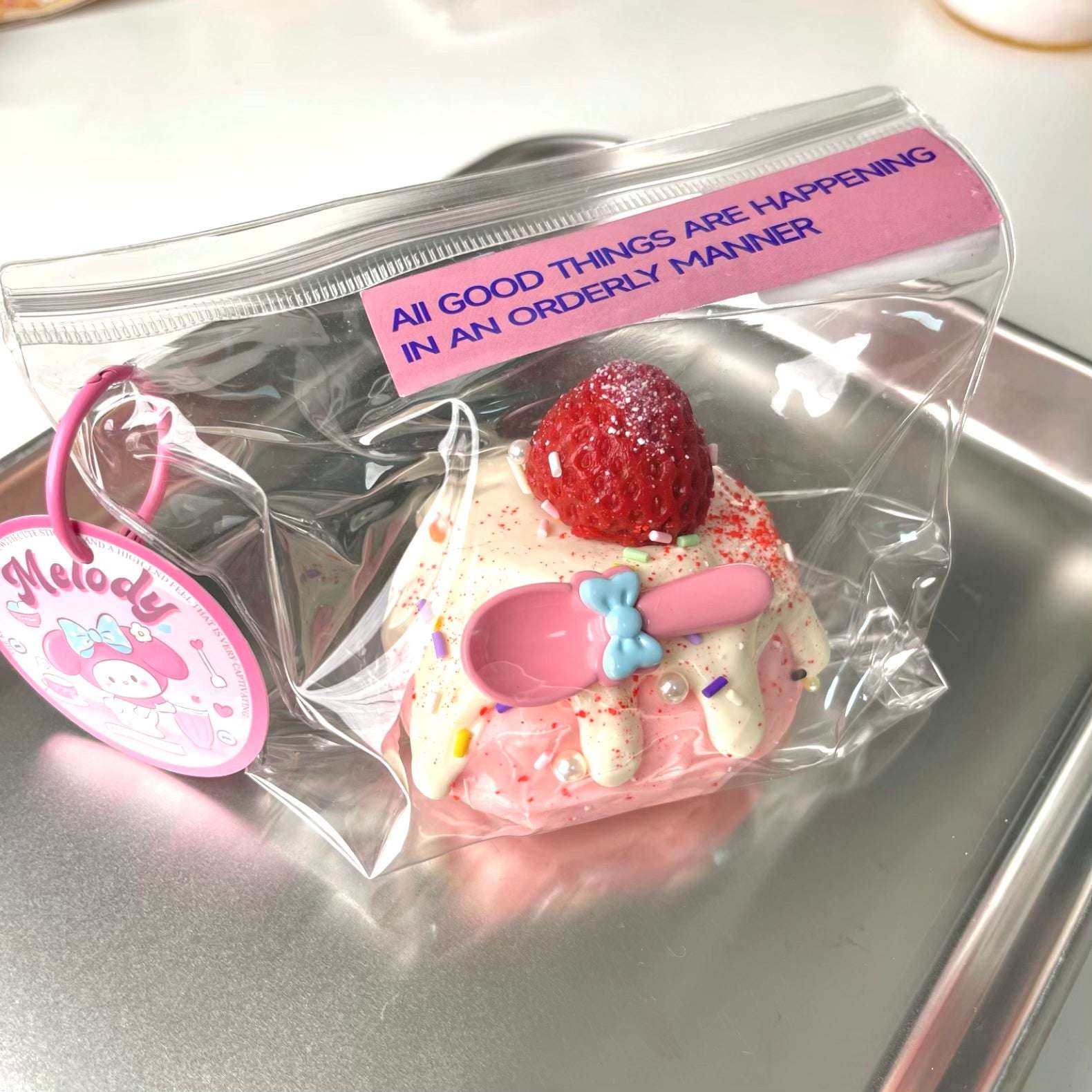 Strawberry Big Milk Shell Squishy
