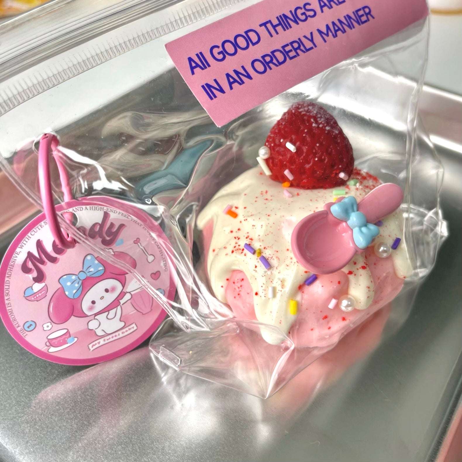 Strawberry Big Milk Shell Squishy