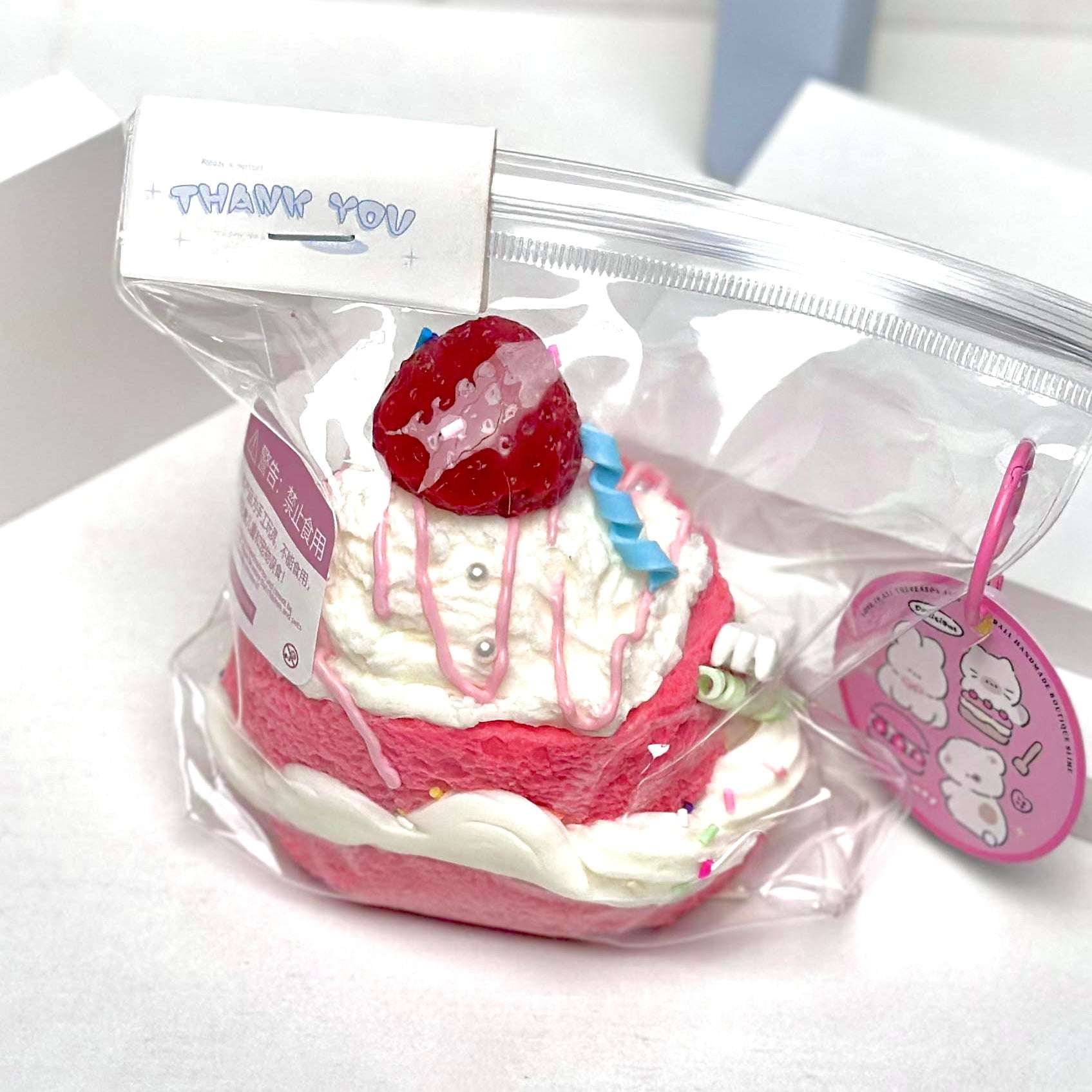 Strawberry Cake Tower Squishy