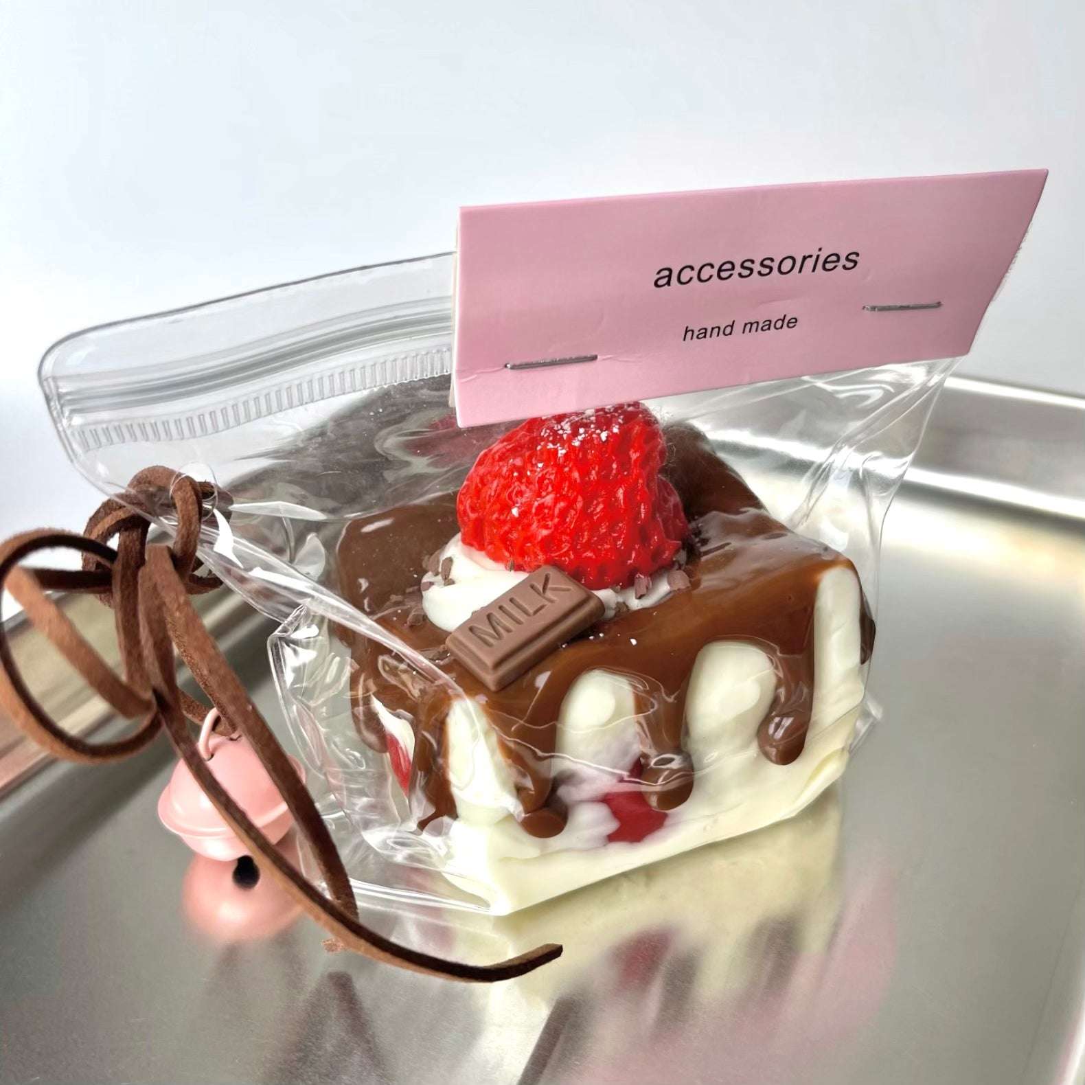 Strawberry Small Square Cake Squishy