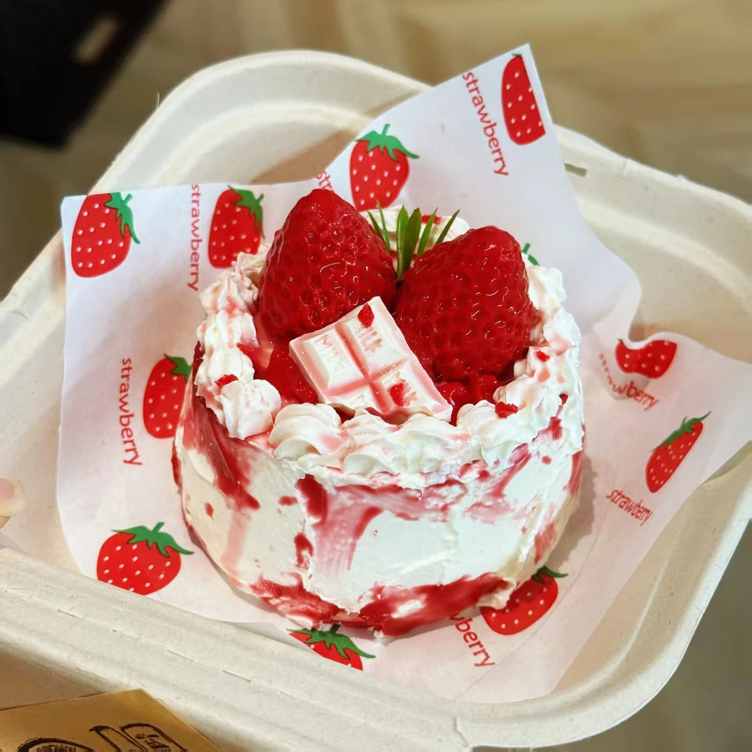 Strawberry Cream Cake Squishy