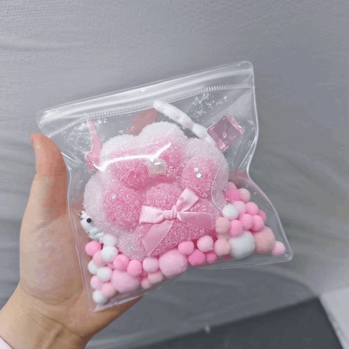 Sweet Baby Water-Filled Cat Paw Squishy