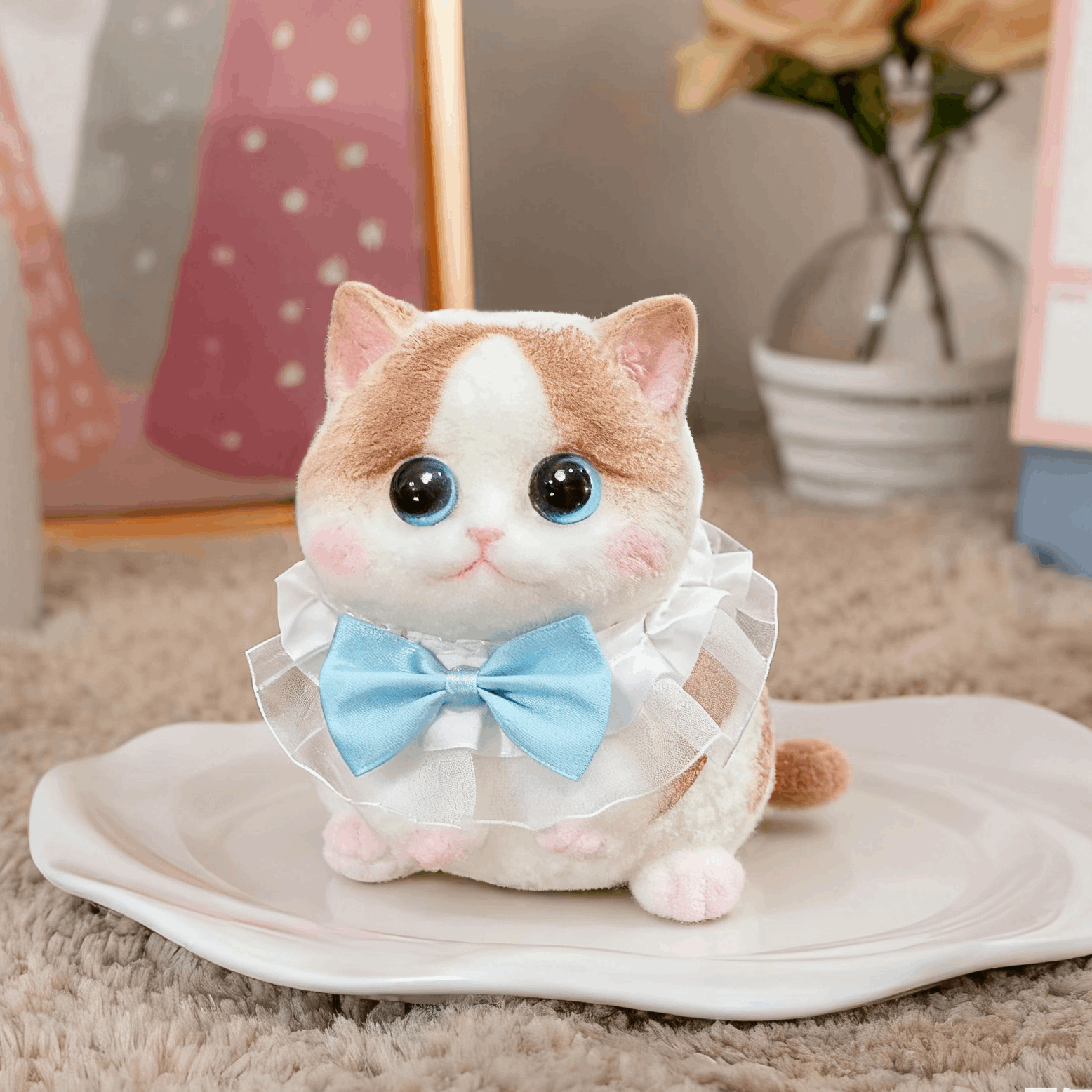 Coffee-colored Ragdoll Cat Squishy