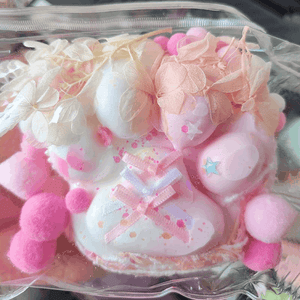 Pink Dotted Cat Paw Squishy